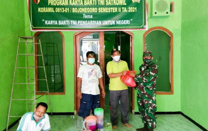 Tiga Koramil di Bojonegoro Hari Ini Serentak Gelar Karya Bakti TNI Satkowil
